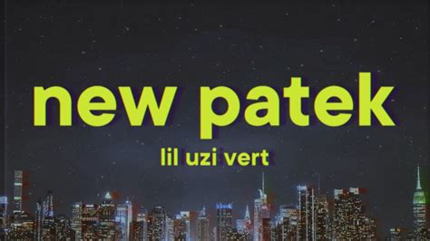 new patek lyrics